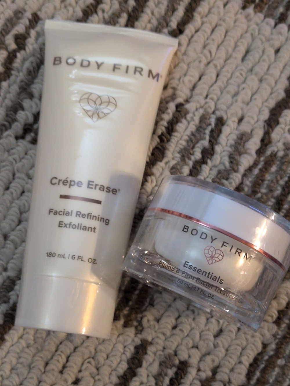 Body Firm Facial Refining Exfoliant & Essentials Plump & Firm Facial Treatment